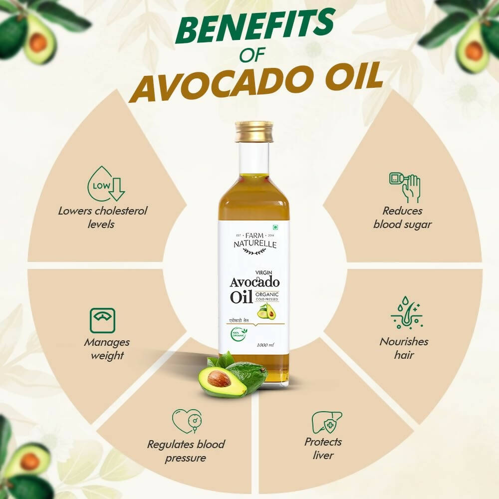 Farm Naturelle 100% Pure Extra Virgin Avocado Oil