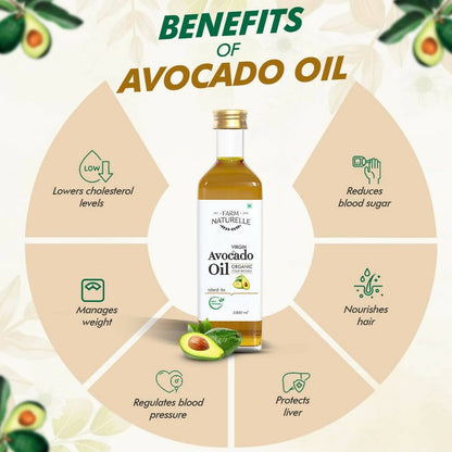 Farm Naturelle 100% Pure Extra Virgin Avocado Oil