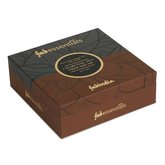 Buy Fabessentials Charcoal Tea Tree Squad Gift Set - Facecare Essentials Him & Her from DrMediCart, Ship from India to USA