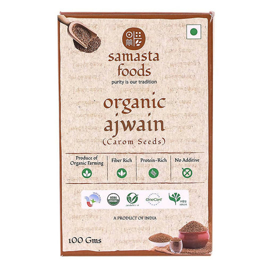 Samasta Foods Organic Ajwain (Carom Seeds)