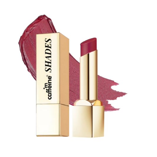 mCaffeine Shades Creamy Matte Kiss Bullet Lipstick Moisturizing Lightweight - Sparkling Sangria