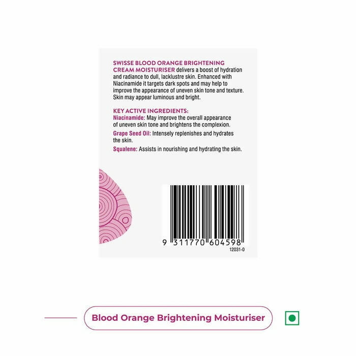 Swisse Blood Orange Brightening Cream Moisturiser - DrMediCart