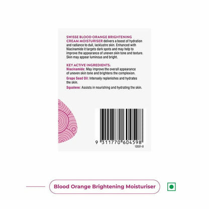 Swisse Blood Orange Brightening Cream Moisturiser - DrMediCart