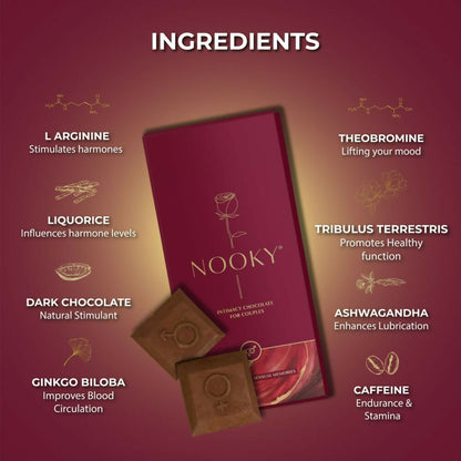 Nooky Mood Enhancing Chocolate For Men & Women