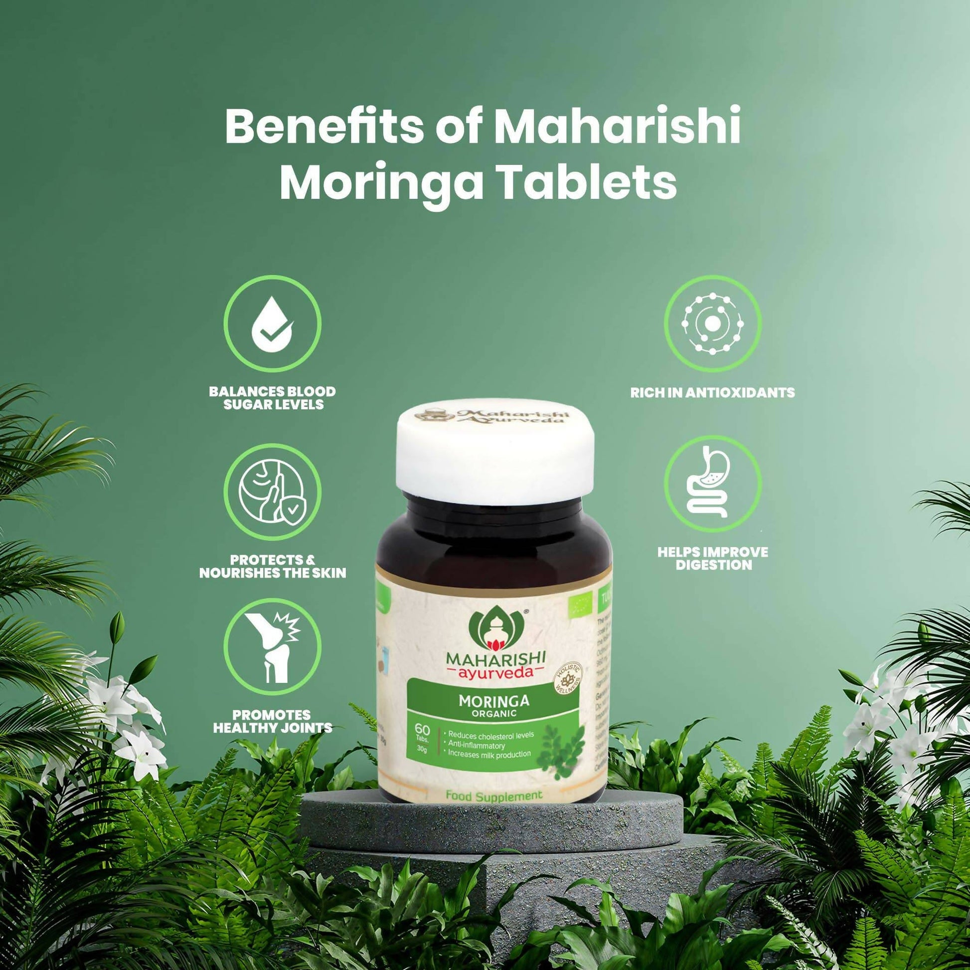 maharishi ayurveda moringa organic tablets