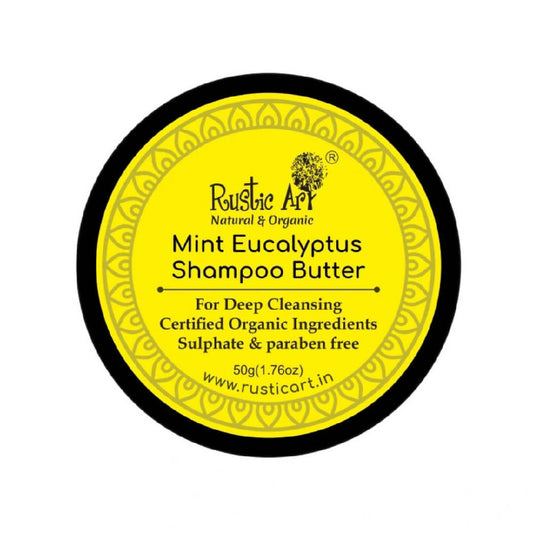 Buy Rustic Art Mint Eucalyptus Shampoo Butter from DrMediCart, Ship from India to USA