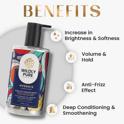 Wildly Pure Natural Conditioner for Dry & Frizzy Hair