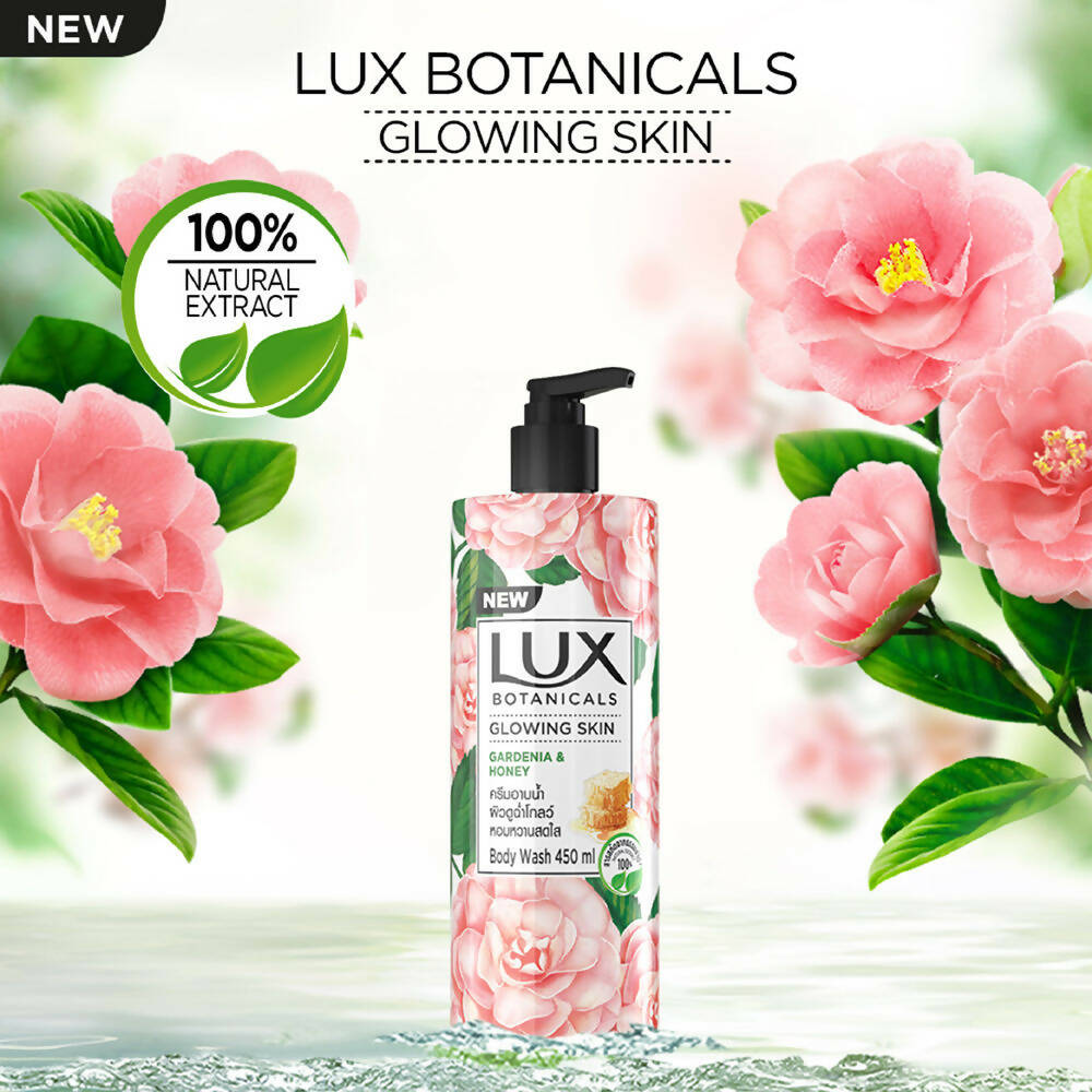 Lux Botanicals Glowing Skin Body Wash with Gardenia & Honey