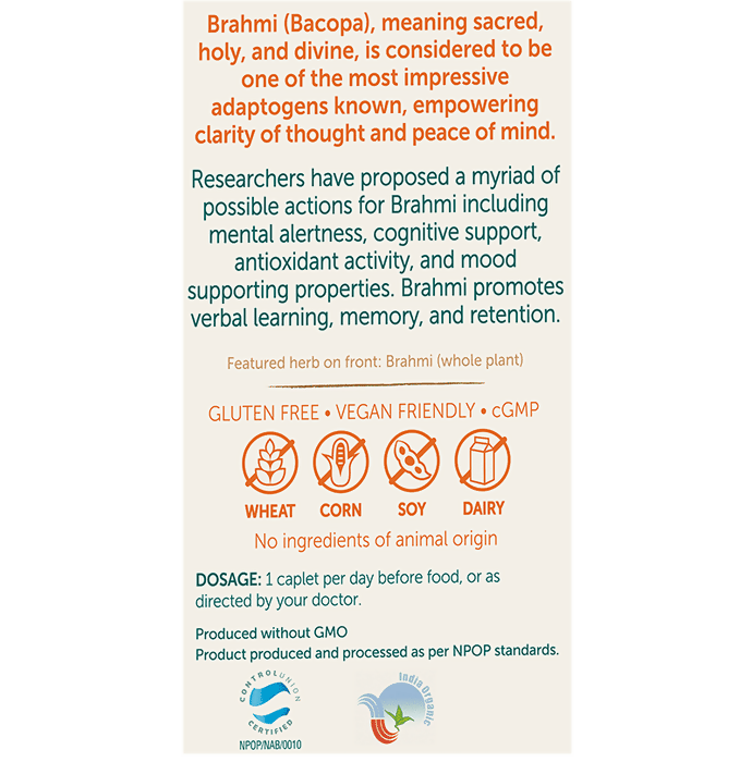 Himalaya Herbals Organic Bacopa Brahmi Caplets