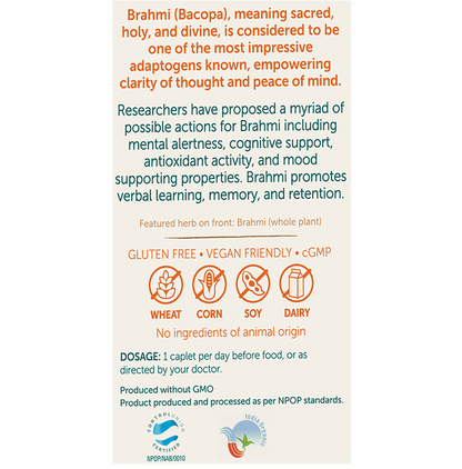 Himalaya Herbals Organic Bacopa Brahmi Caplets