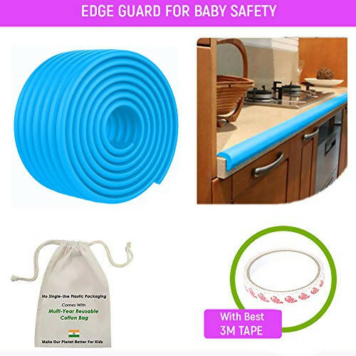 Buy Safe-O-Kid Unique High Density- Prevents From Head Injury Multi-Functional 2 Meter Edge Guard - Blue from DrMediCart, Ship from India to USA