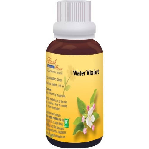Buy Bio India Homeopathy Bach Flower Water Violet Dilution from DrMediCart, Ship from India to USA