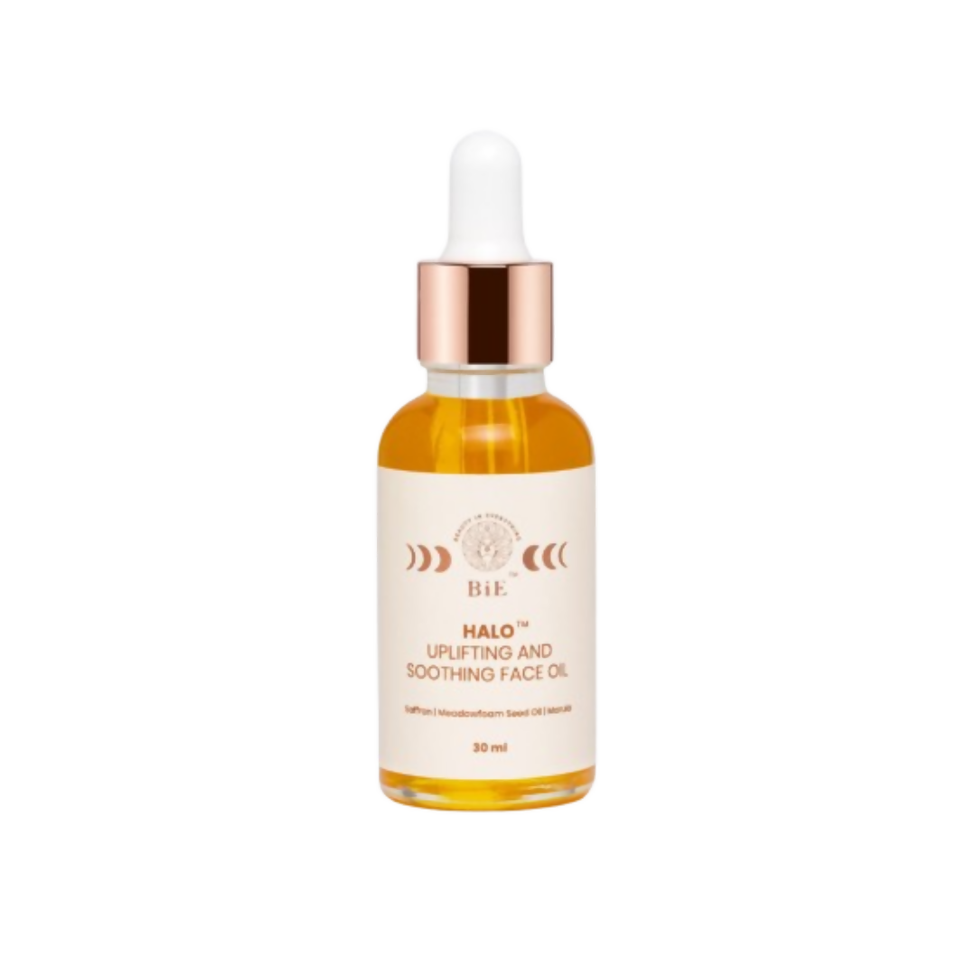 BiE Halo Uplifting & Soothing Face Oil With Pure Saffron For Brighter Skin