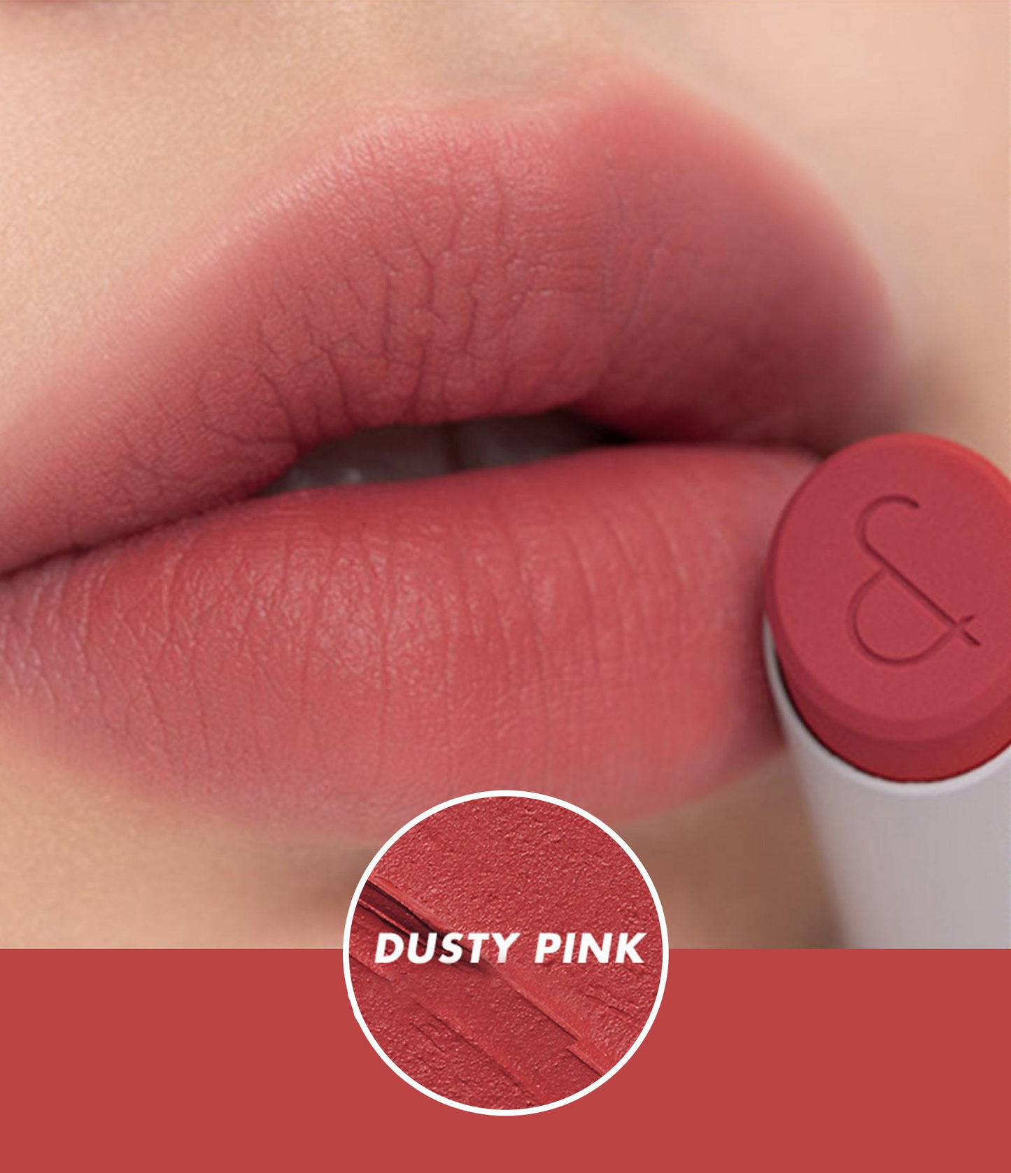 Rom&nd Zero Matte Lipstick - 01 Dusty Pink