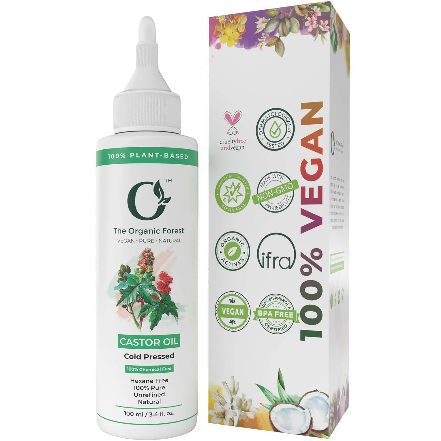 The Organic Forest Castor Oil - Cold Pressed