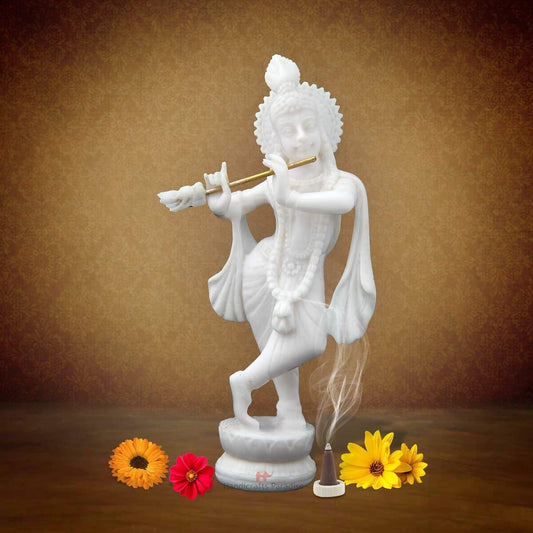 Handicrafts Paradise Resin Standing Krishna Idol