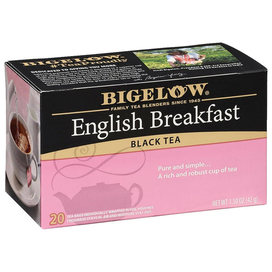 Bigelow Tea English Breakfast Black Tea Freshness & Aroma Caffeinated