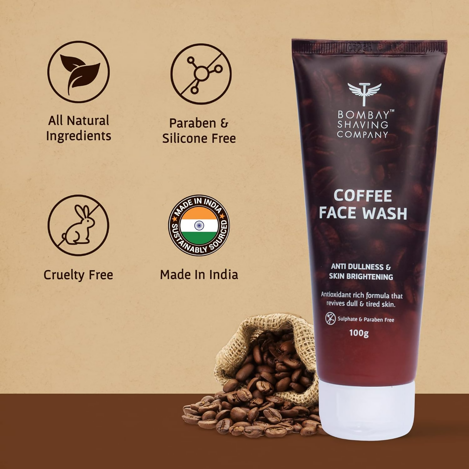 Bombay Shaving Company Coffee Face Wash