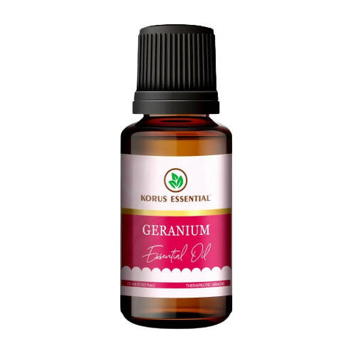 Korus Essential Geranium Essential Oil - Therapeutic Grade