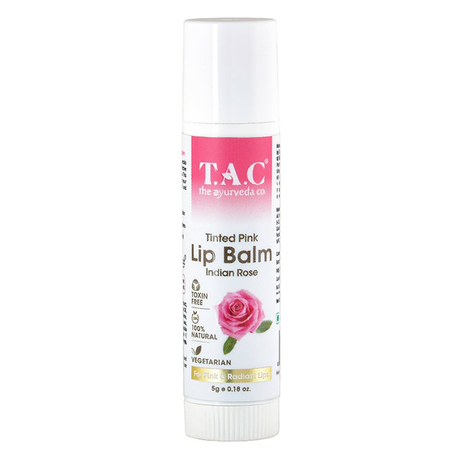 Buy TAC - The Ayurveda Co. Tinted Indian Rose Vegan Lip Balm from DrMediCart, Ship from India to USA
