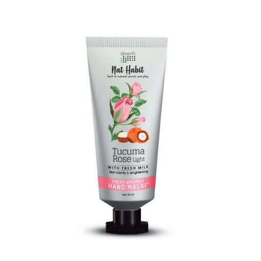 Nat Habit Tucuma Rose Light Hand Malai Cream