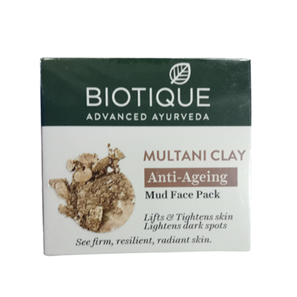 Buy Biotique Advanced Ayurveda Bio Mud Youthful Firming and Revitalizing Face Pack from DrMediCart, Ship from India to USA