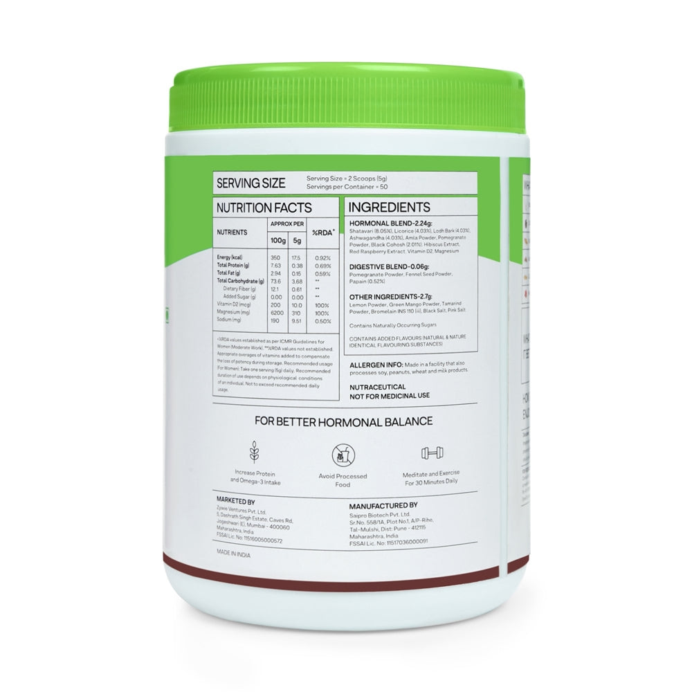 OZiva Plant Based HerBalance for Menopause