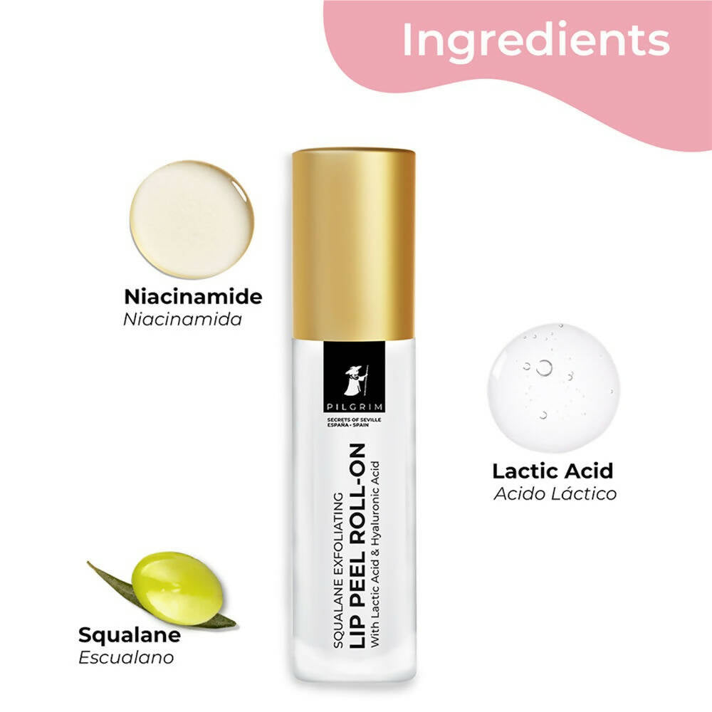 Pilgrim Squalane Exfoliating Lip Peel Roll-on