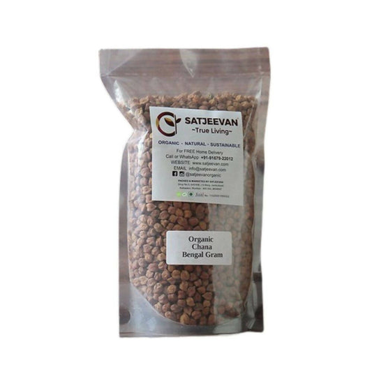 Buy Satjeevan Organic Chana Bengal Gram from DrMediCart, Ship from India to USA
