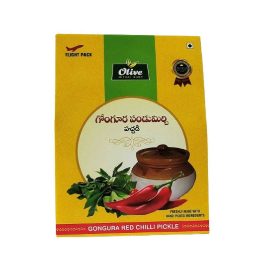 Buy Olive Mithai Gongura Redchilli Pickle from DrMediCart, Ship from India to USA