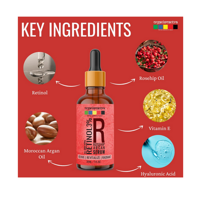 Organix Mantra Retinol Serum 3% for face with Vitamin E