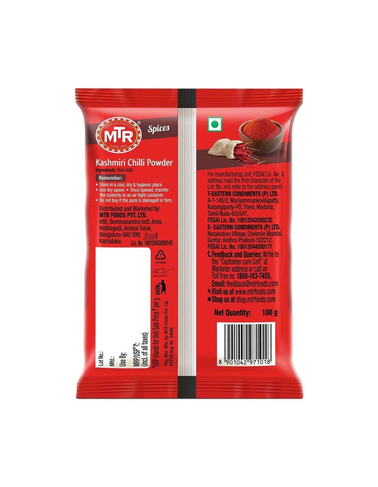 MTR Kashmiri Chilli Powder