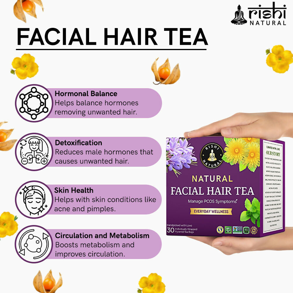 Rishi Natural Facial Hair Removal Tea