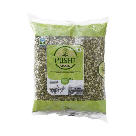 Buy Pusht Organic Moong Chilka Dal from DrMediCart, Ship from India to USA
