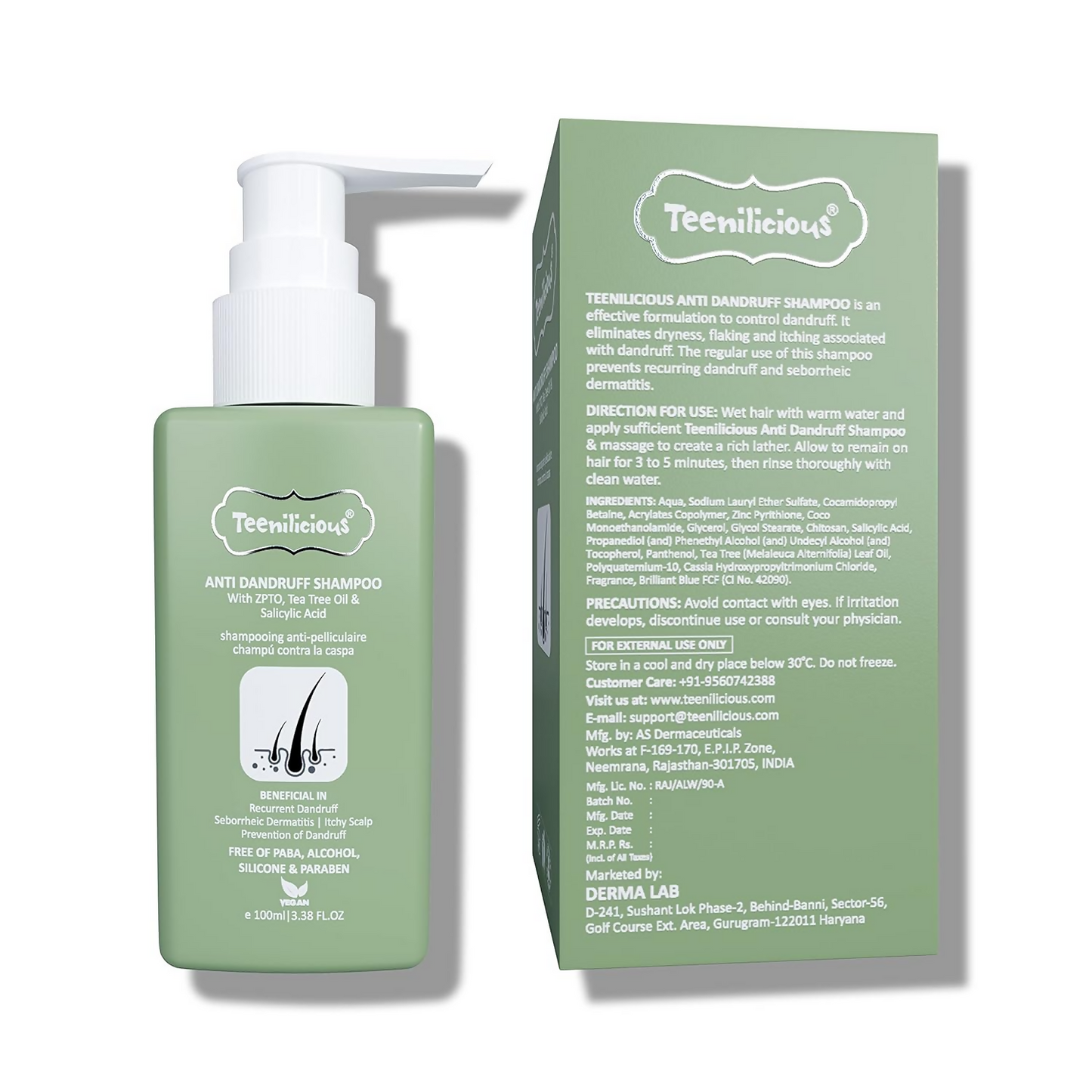 Teenilicious Anti Dandruff Shampoo With Natural Tea Tree Oil