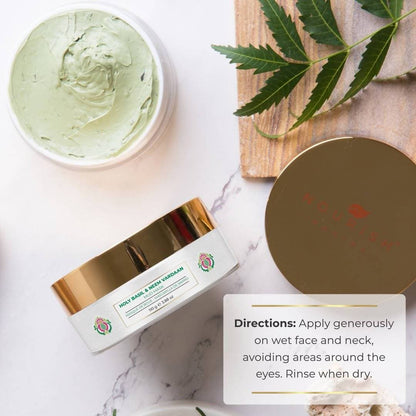 Nourish Mantra Holy Basil & Neem Vardaan Mud Mask - DrMediCart