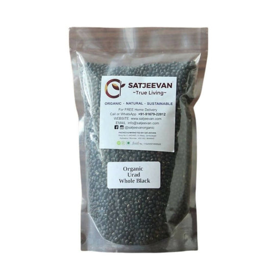 Buy Satjeevan Organic Urad Whole Black from DrMediCart, Ship from India to USA