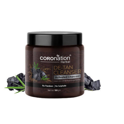 Coronation Herbal Activated Charcoal De-Tan Cleanser