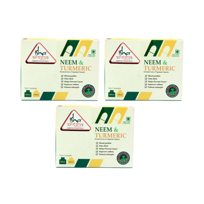 Isha Life Neem and Turmeric Capsules