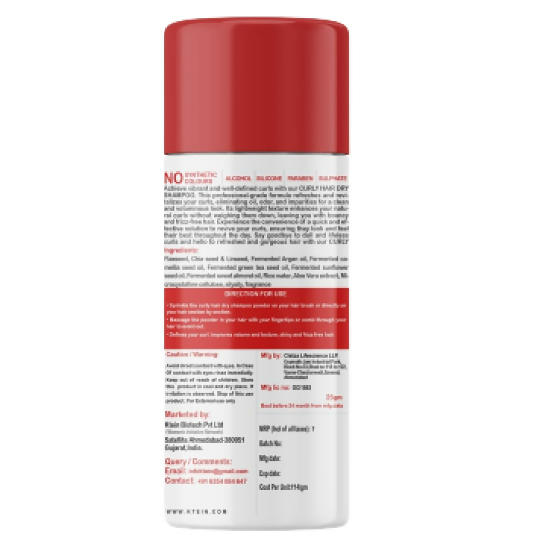 Ktein Natural 100% Plant Based Hair Detox Dry Shampoo