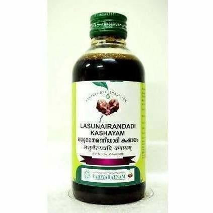 Buy Vaidyaratnam Lasunairandadi Kashayam from DrMediCart, Ship from India to USA