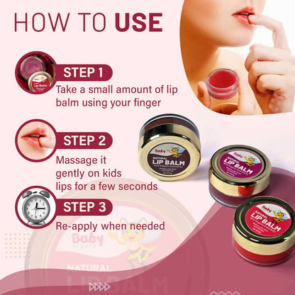 Babyorgano Natural Lip Balm - Strawberry Flavor