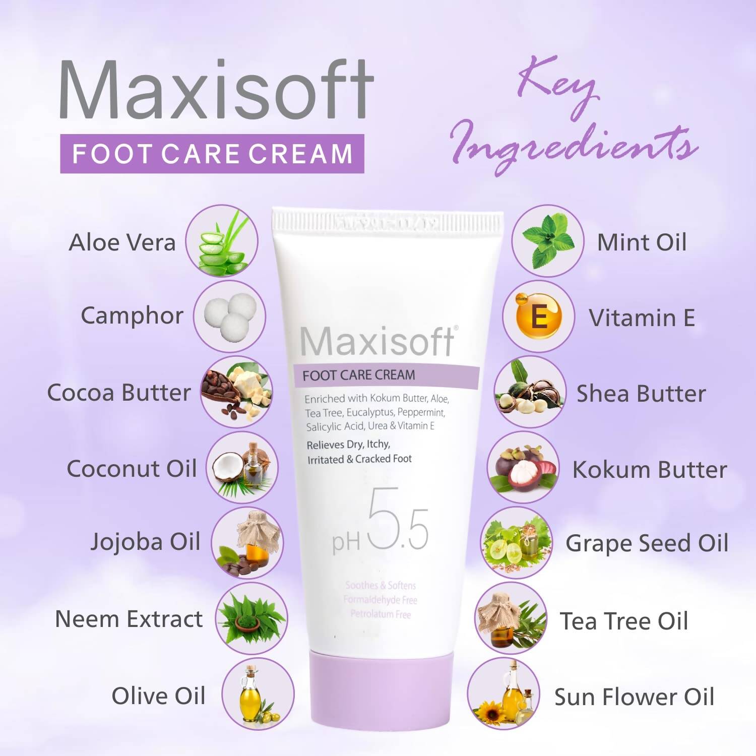 Maxisoft Foot Care Cream - DrMediCart