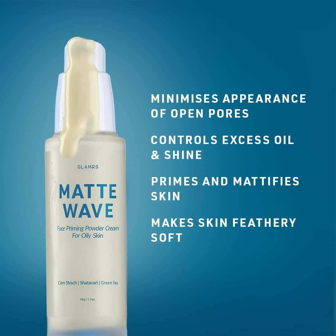 Glamrs Matte Wave - Face Priming Powder Cream