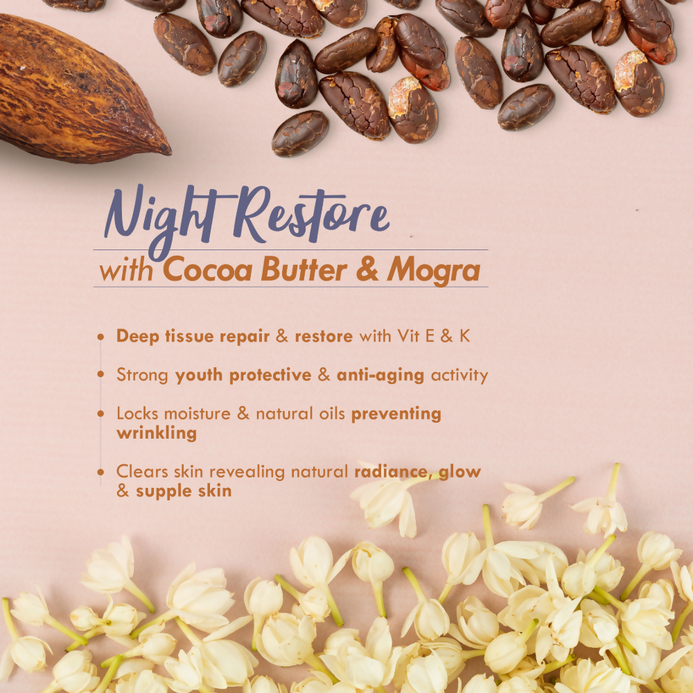 Nat Habit Cocoa Mogra Night Restore Face Cream
