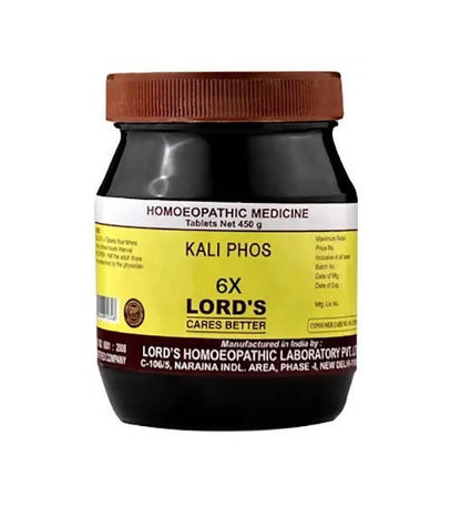 Buy Lord's Homeopathy Kali Phos Biochemic Tablets from DrMediCart, Ship from India to USA