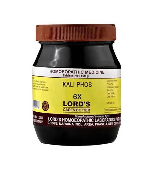Buy Lord's Homeopathy Kali Phos Biochemic Tablets from DrMediCart, Ship from India to USA