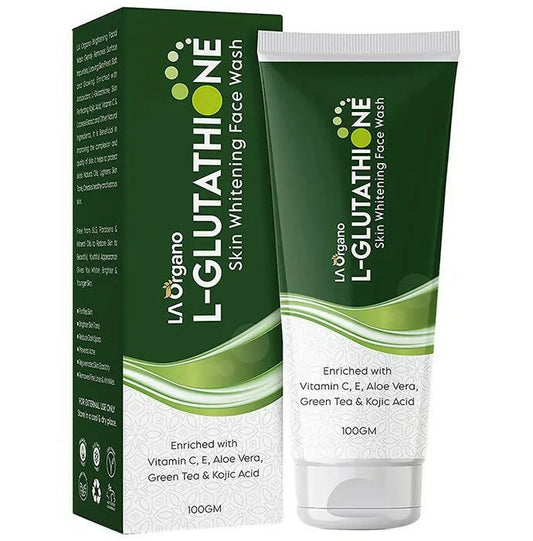 LA Organo L-Glutathione Skin Whitening Face Wash - DrMediCart