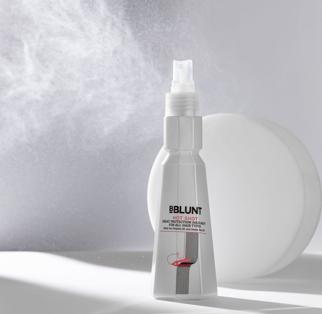 BBlunt Hot Shot Heat Protection Mist With Grapeseed Oil & Provitamin B5
