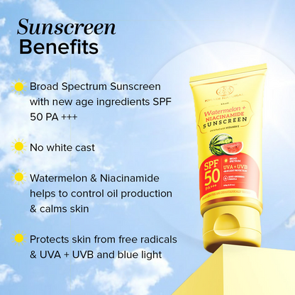 Khadi Natural Watermelon + Niacinamide Sunscreen SPF 50 PA+++